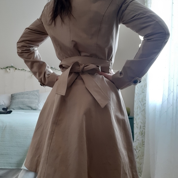 Fitted Trench Coat - Picture 3 of 5